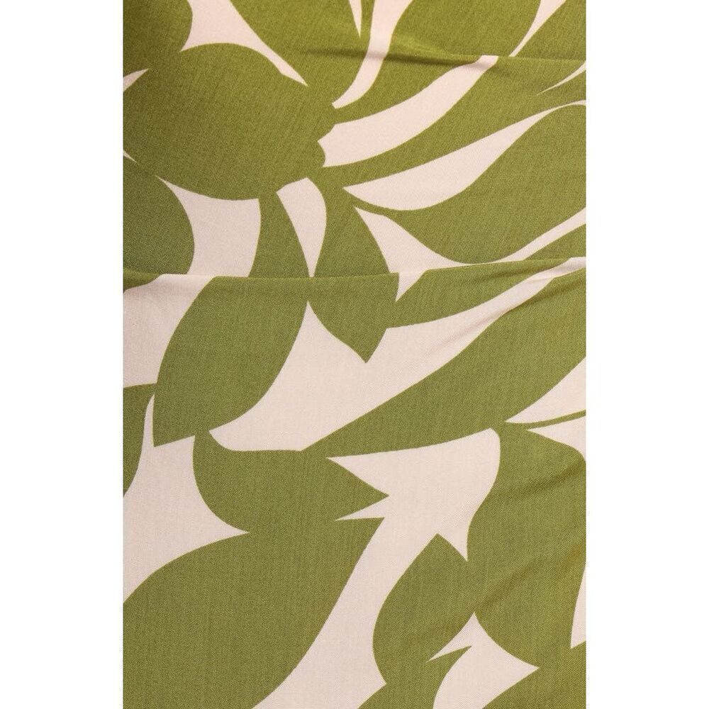 Petal & Pup Women's Green White Tropical Halter Open Back Maxi Dress Large NWOT - Picture 5 of 14